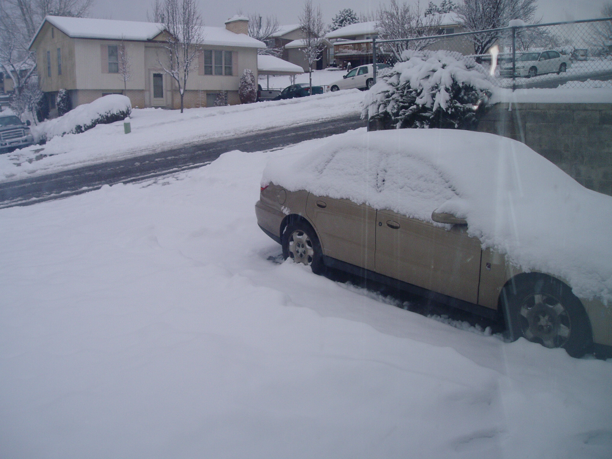 That's my car, buried in snow.