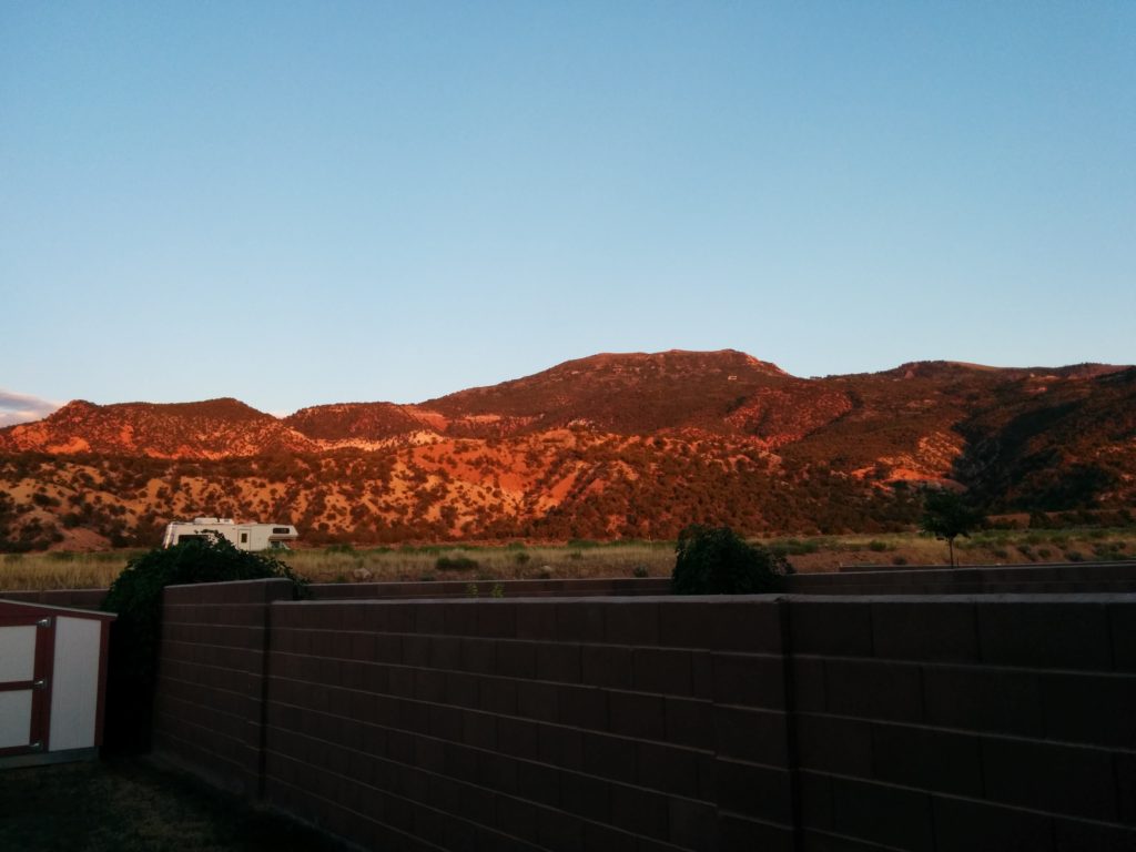 View from our Cedar City townhome